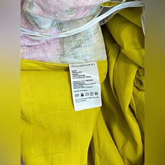 Zimmermann Pattie Strapless Jumpsuit size 0P/us size 2 - Picture 14 of 14